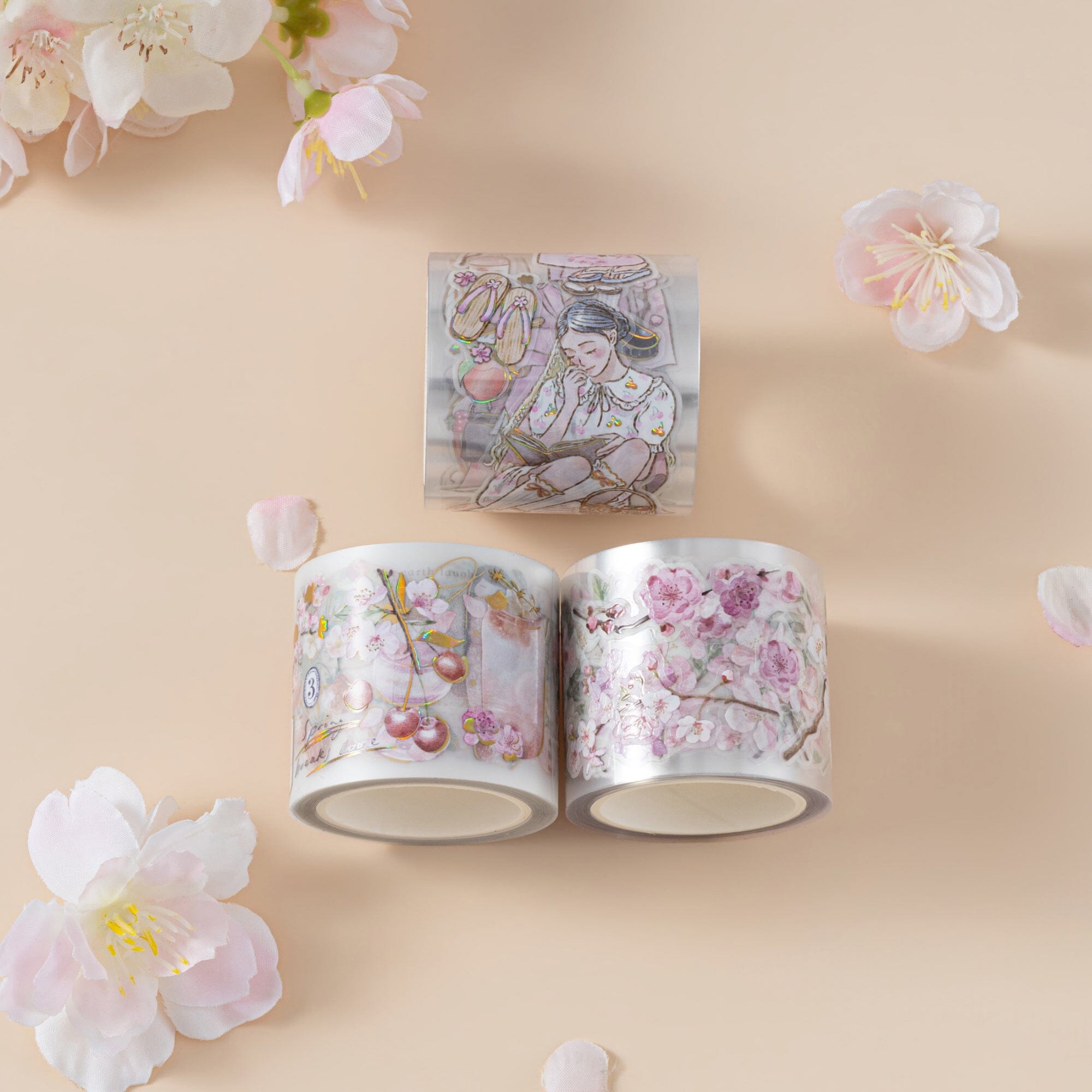 Hinoki - ‘Into the Spring’ PET Decorative Tape