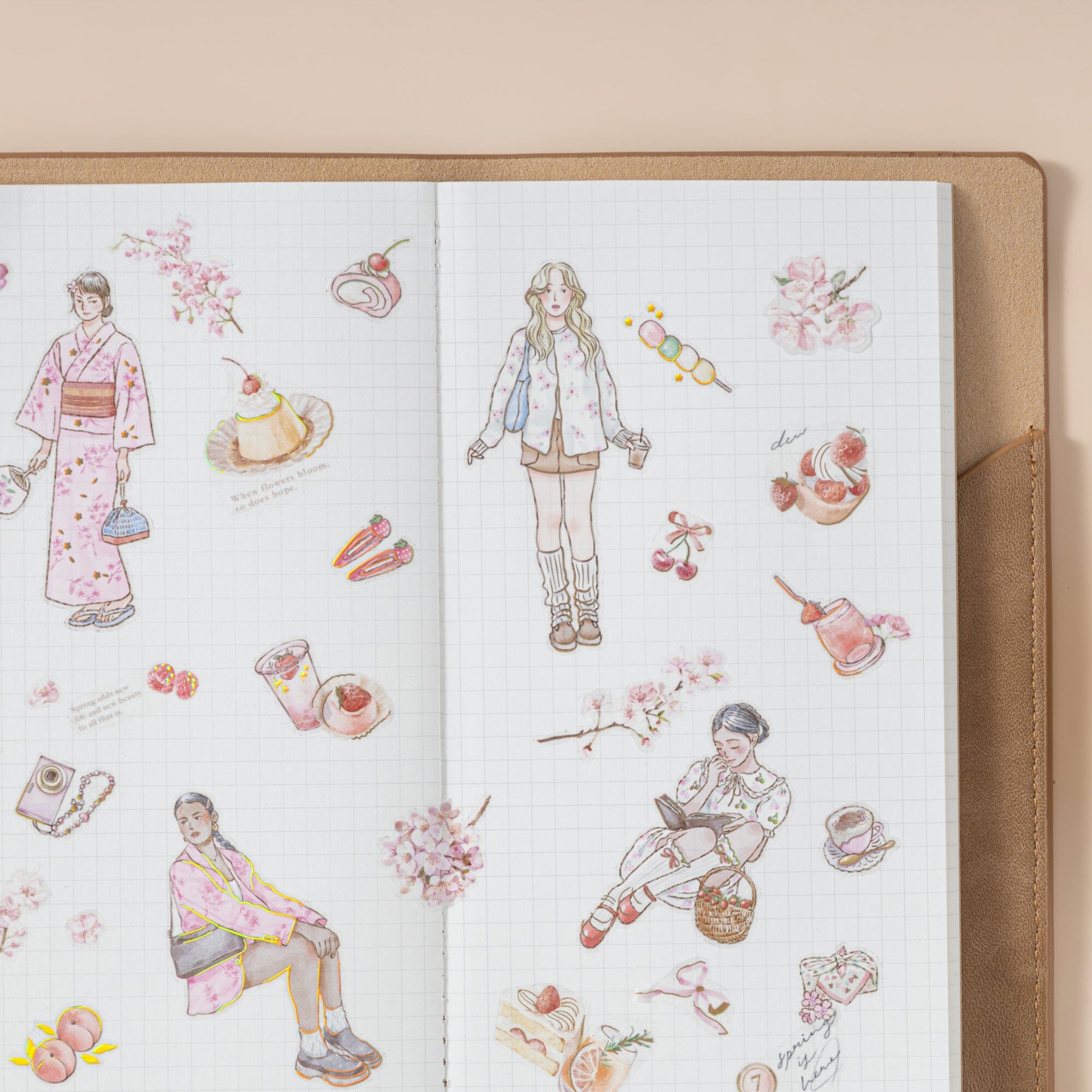 Hinoki - ‘Into the Spring’ PET Decorative Tape