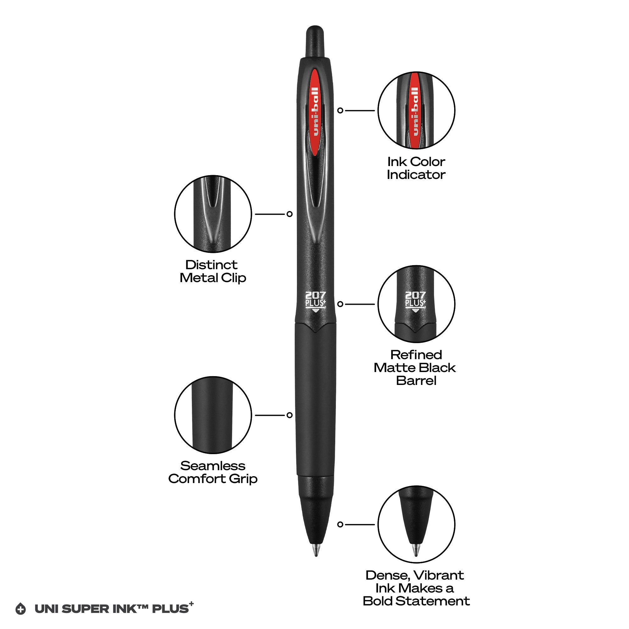 uniball™ 207 PLUS+, Gel Pen