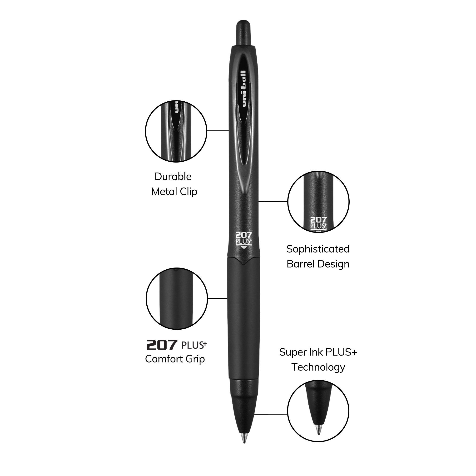 uniball™ 207 PLUS+, Gel Pen