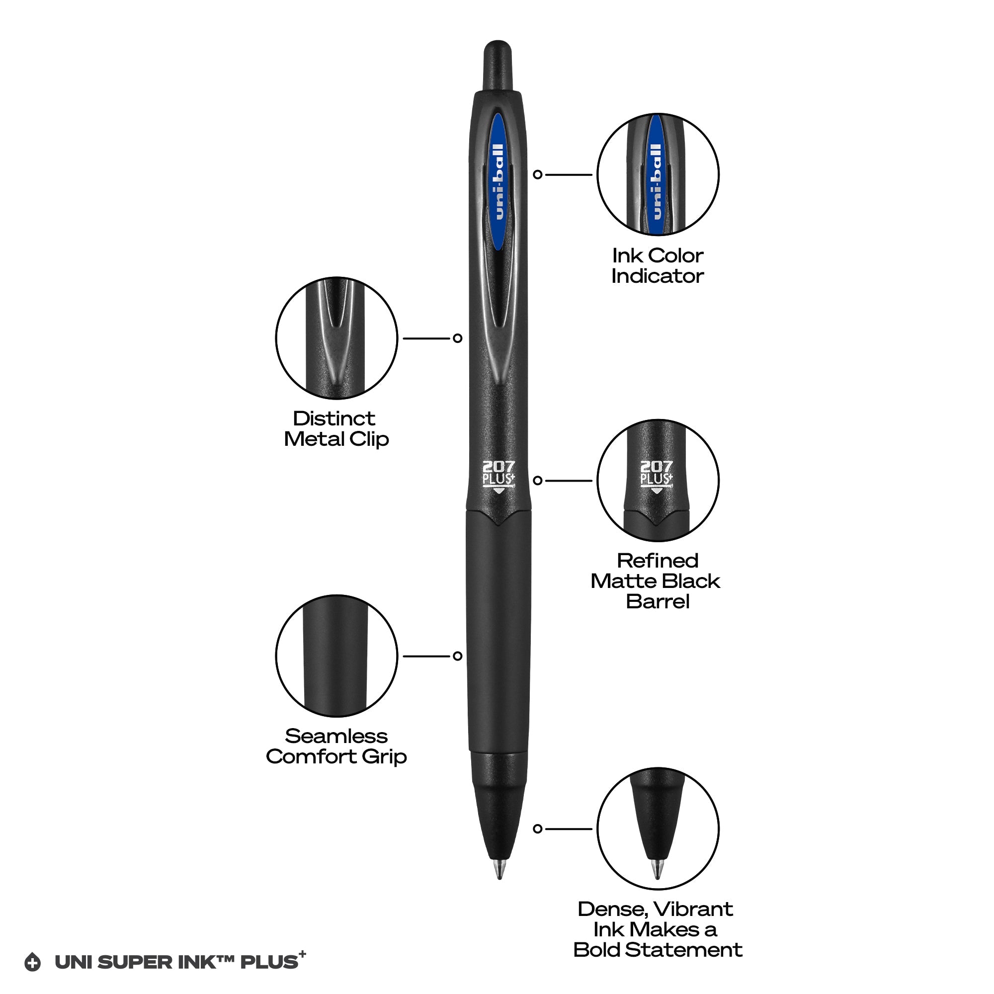 uniball™ 207 PLUS+, Gel Pen