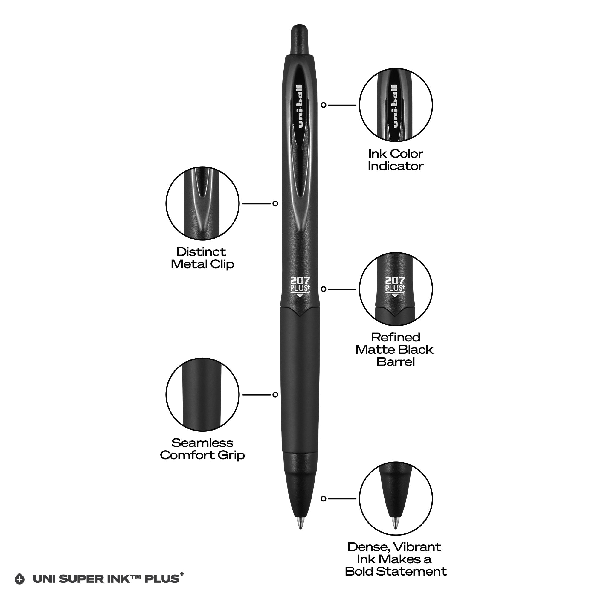 uniball™ 207 PLUS+, Gel Pen