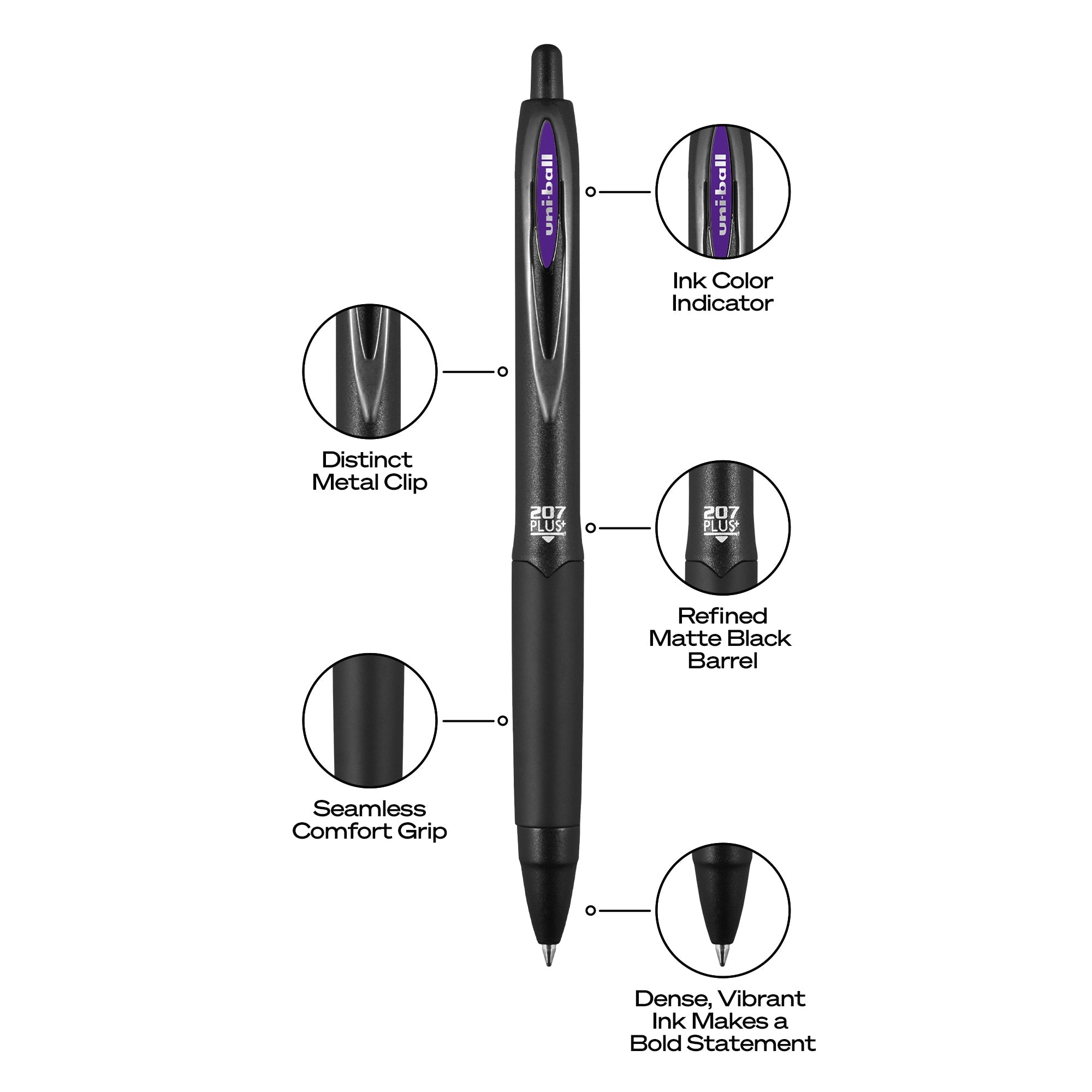 uniball™ 207 PLUS+, Gel Pen