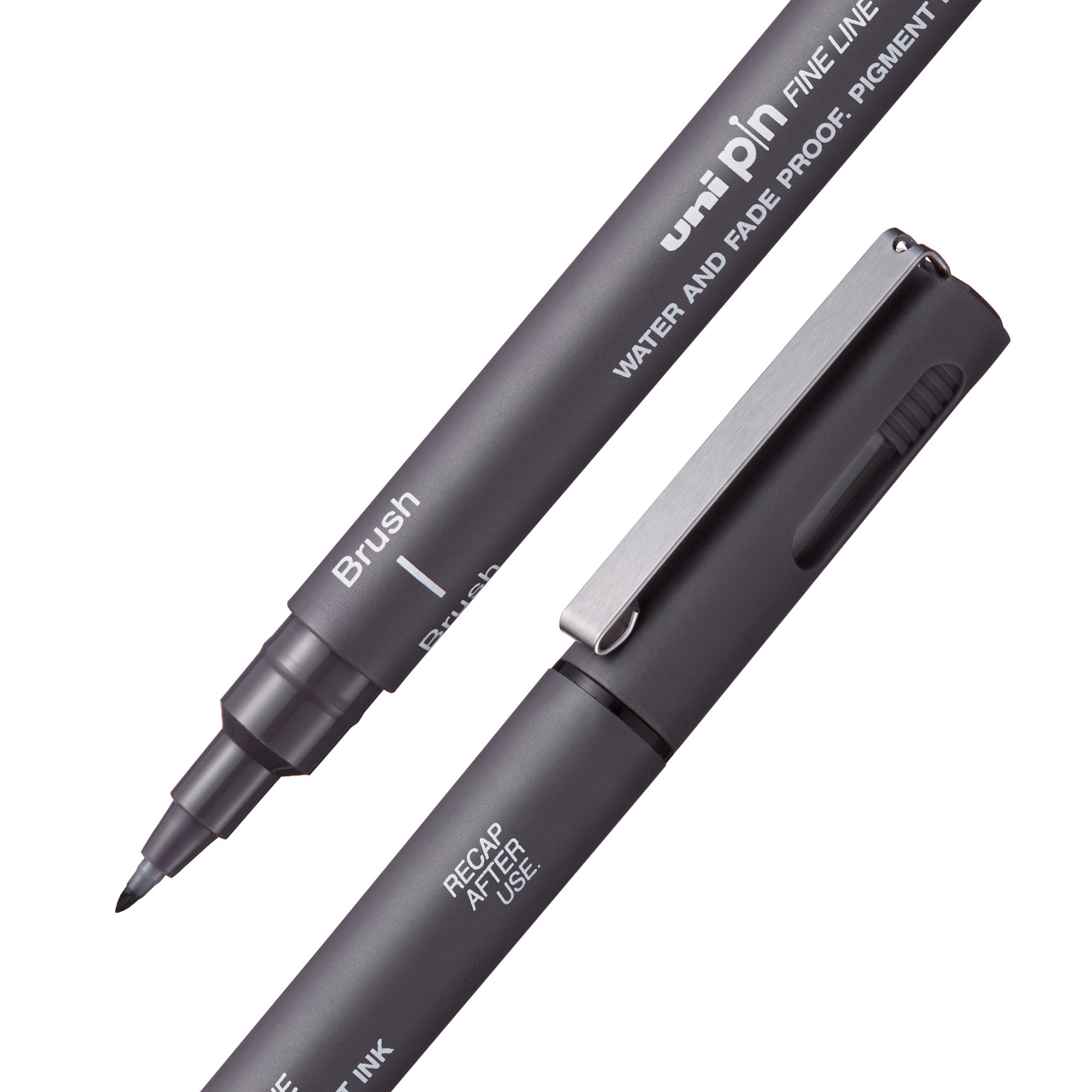 uni® Pin, Fine Line Drawing Pen, Brush Tip